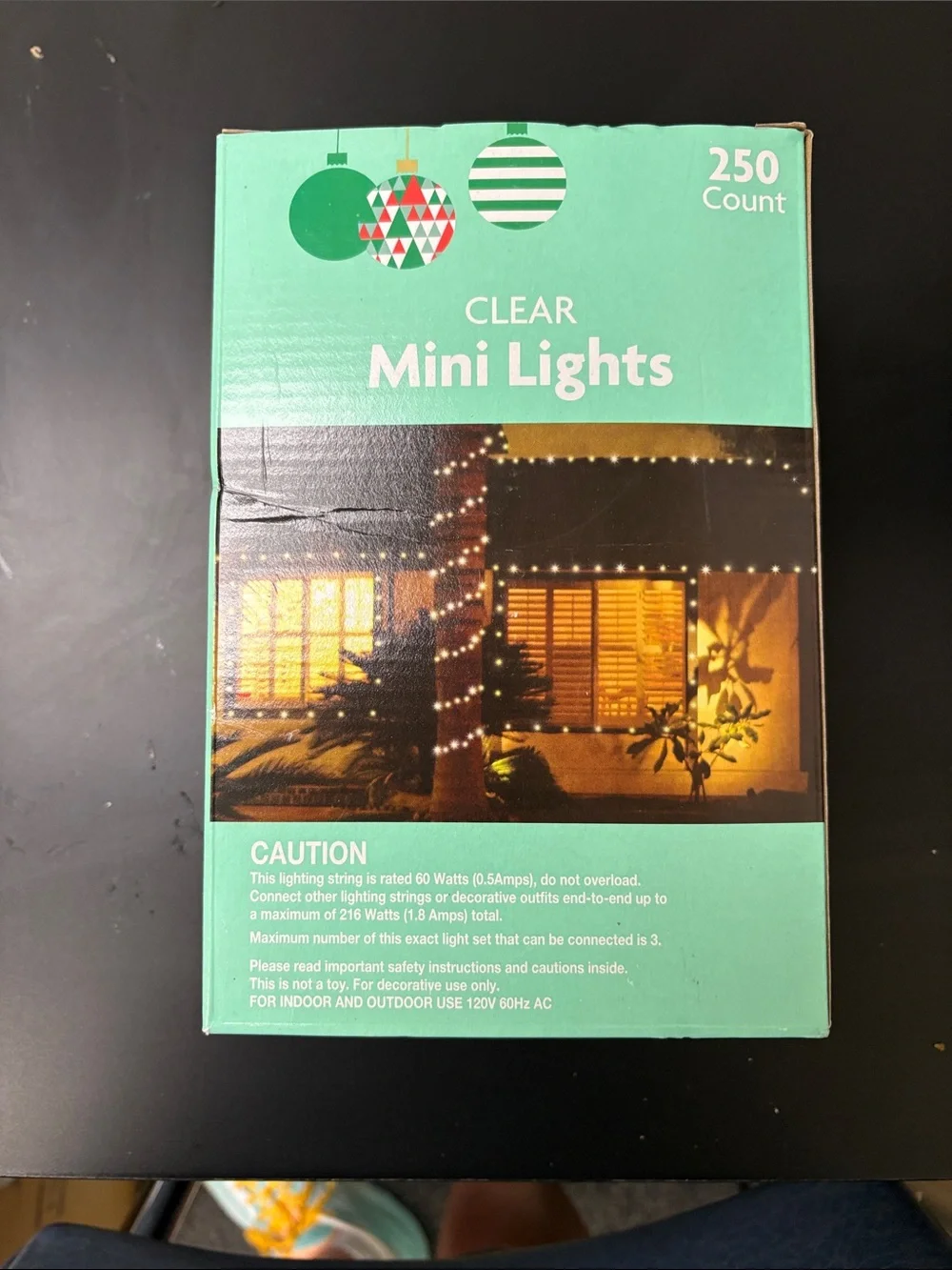 Clear, mini lights 250 count